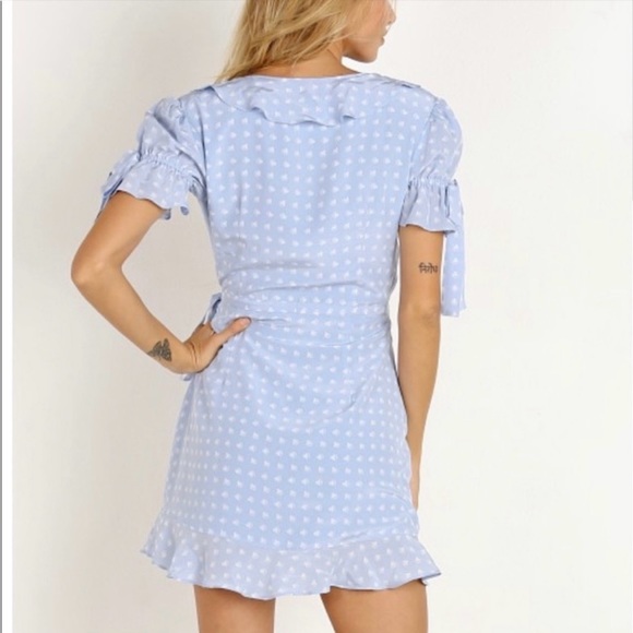 For Love & Lemons Sweetheart Wrap Dress - Picture 4 of 8